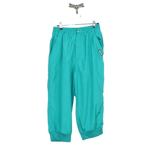 Helly Hansen Other - Helly Hansen Teal 100% Nylon Lined Elastic Waist Wind Resistant Pants Size L